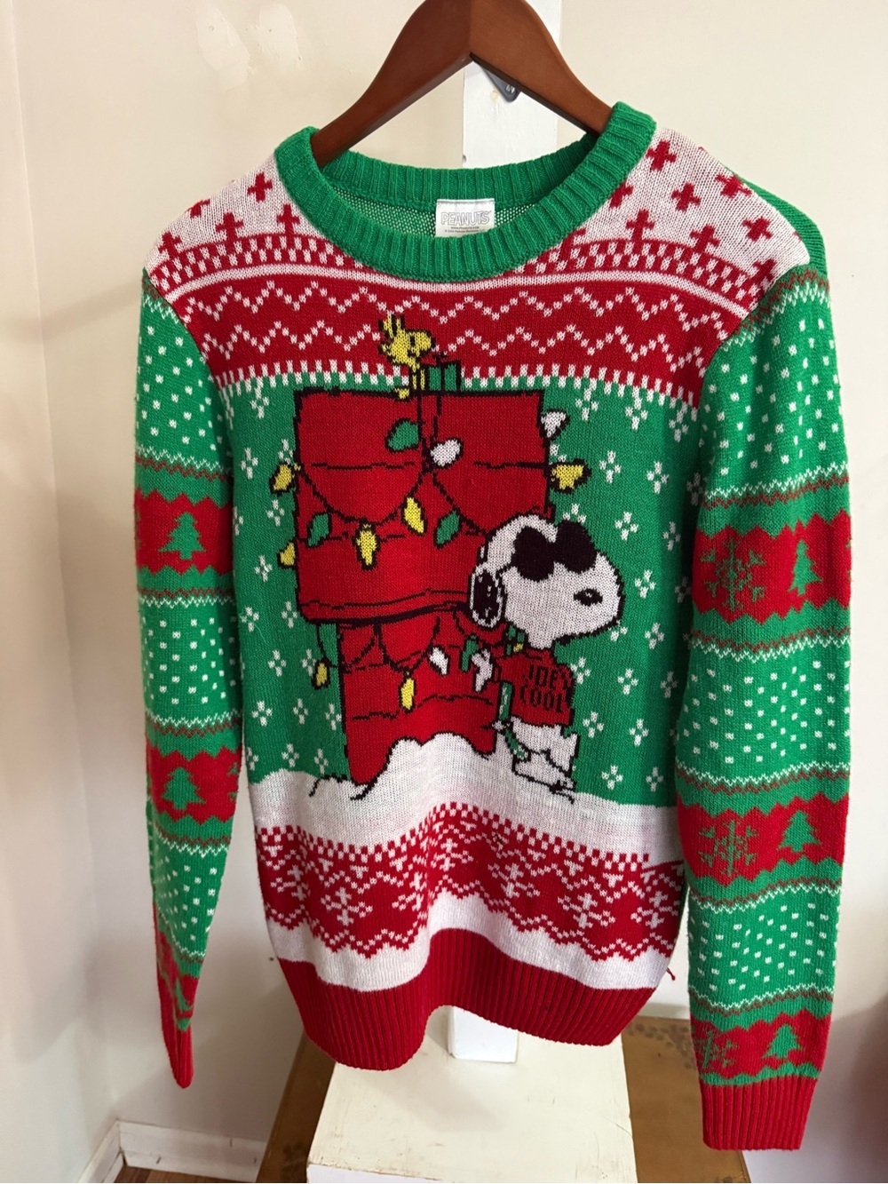 Peanuts Snoopy Joe Cool Christmas Sweater